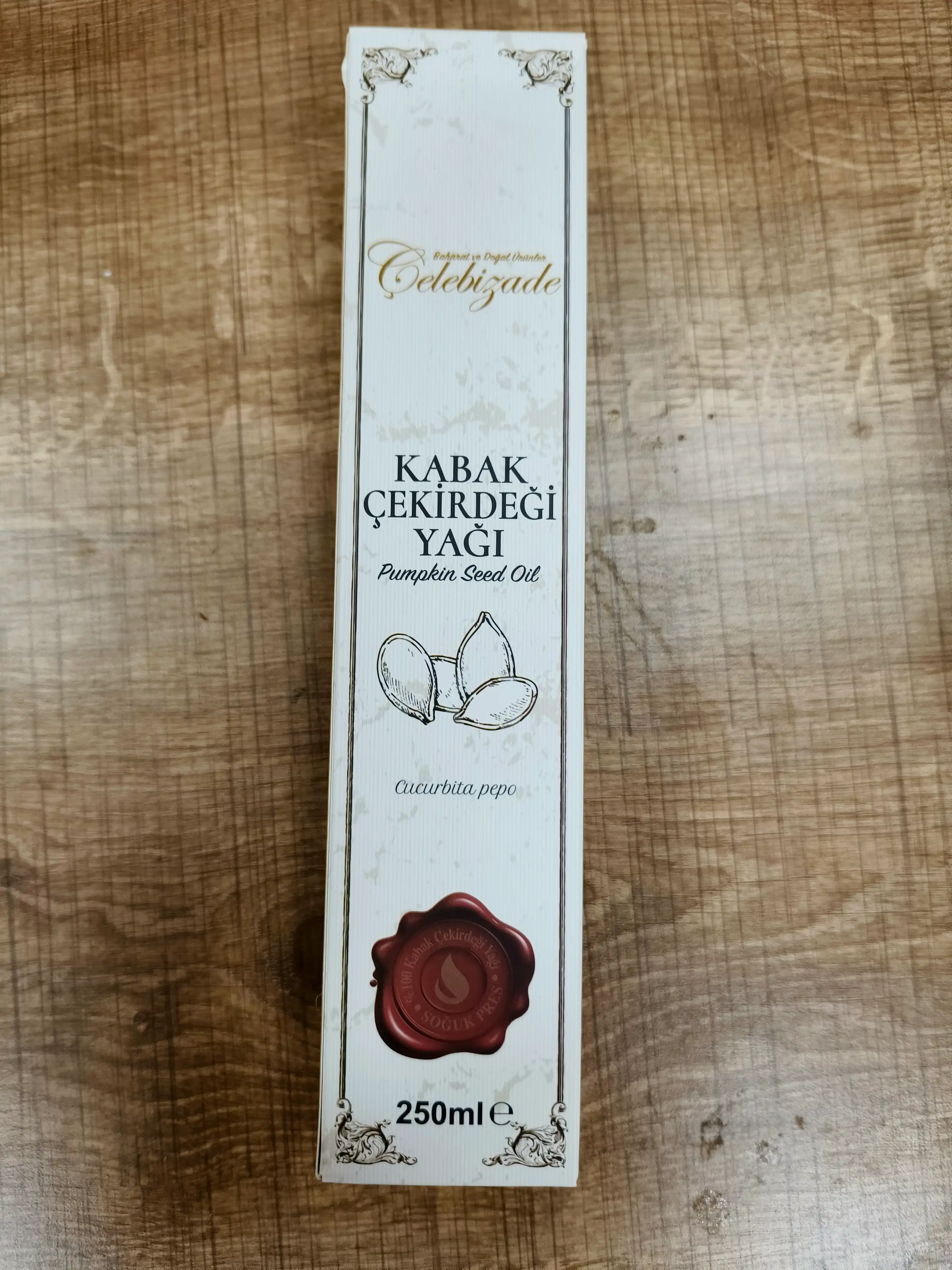Çelebizade %100 Soğuk Sıkım Kabak Çekirdeği Yağı